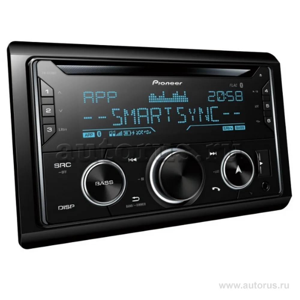 Автомагнитола PIONEER FH-S720BT, 2DIN,USB/MP3/CD/iPod/Android PIONEER FH-S720BT