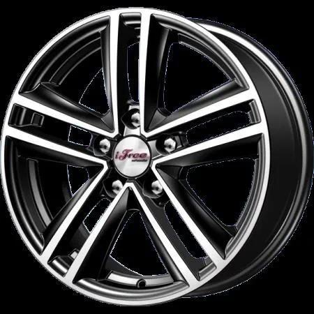 Диск литой R16 6.5J 5x112/57.1 ET40 IFREE Катар Блэк Джек 436802