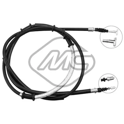 Трос ручника FIAT MULTIPLA ALL (DISC BRAKE) MOD. RHD DX-RH Metalcaucho 81341