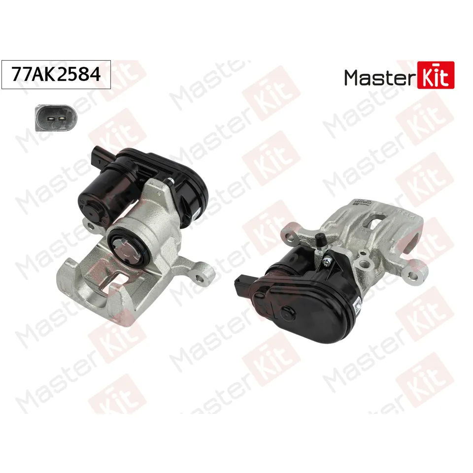 Тормозной суппорт зад. прав. Kia CEE'D (JD) 2012 - MASTERKIT 77AK2584