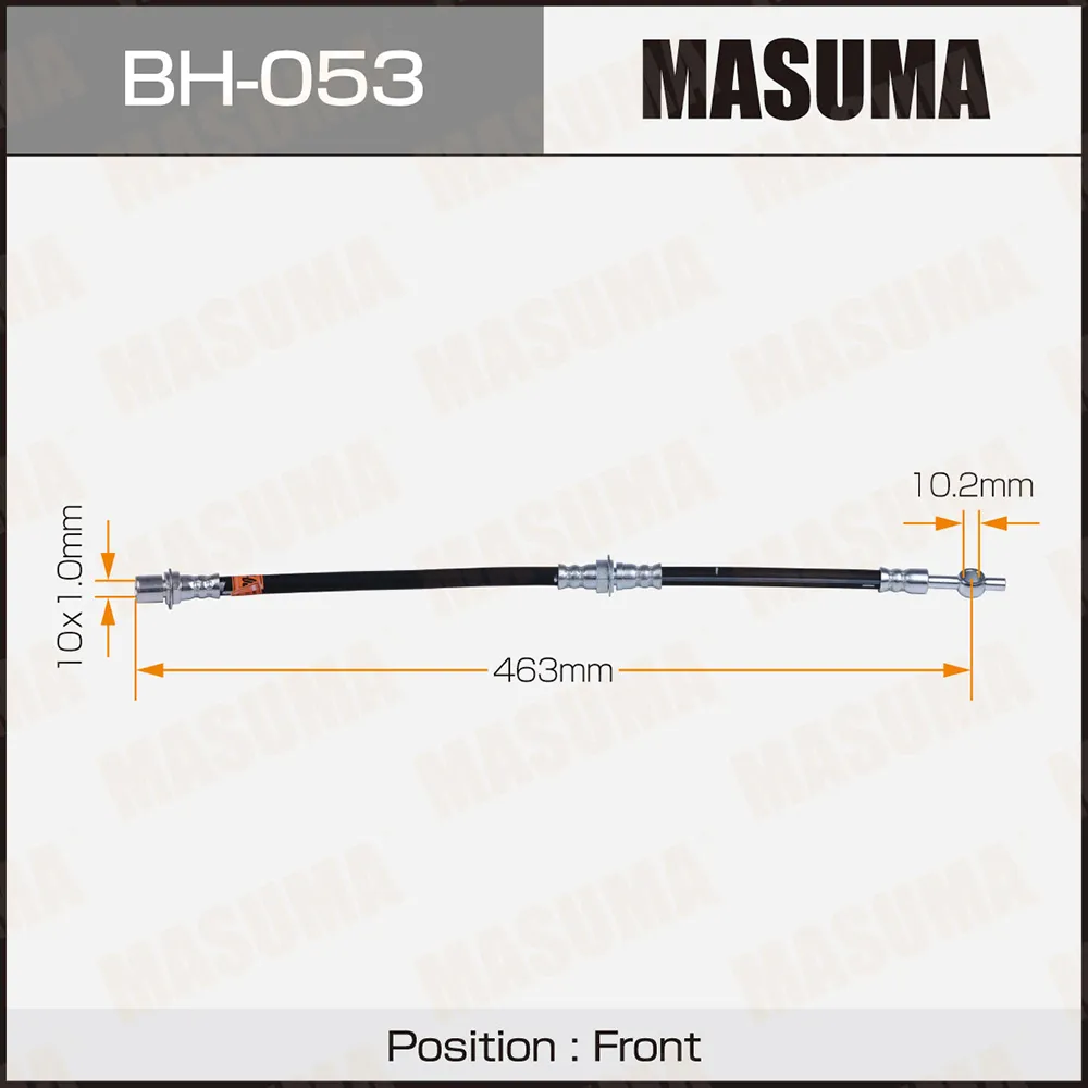 Шланг тормозной передний TOYOTA LITEACE MASUMA BH-053