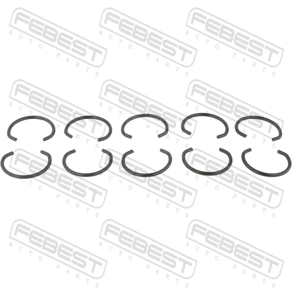 Кольцо стопорное (10 шт. в упаковке) TOYOTA COROLLA AE10#,CE10#,EE10# 1991.06-2002.06 [ FEBEST CC-5-26X2-PCS10