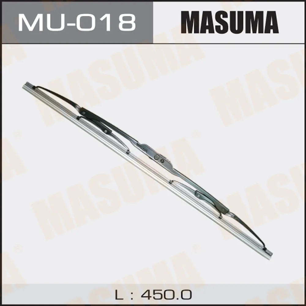 Щетка стеклоочистителя 450 мм каркасная 1 шт MASUMA Flat Wiper Blade MU-018