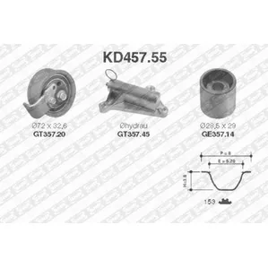 Ремкомплект ГРМ (2ролика+натяжитель) VAG 1.8/1.8T 95-05 /z=153 SNR KD457.55