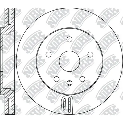 Диск тормозной передний FORD EXPLORER 10-19/FLEX 12-19 / LINCOLN MKS 08-16 NIBK RN1673