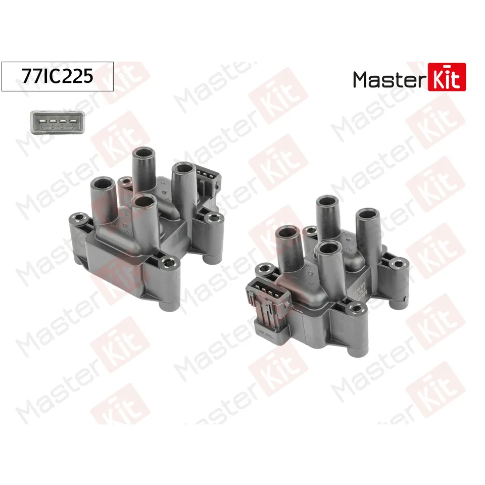 Катушка зажигания CHERY TIGGO (T11) SQR481F/SQR484F/4G63S4M/ GREAT WALL 491QE MASTERKIT 77IC225