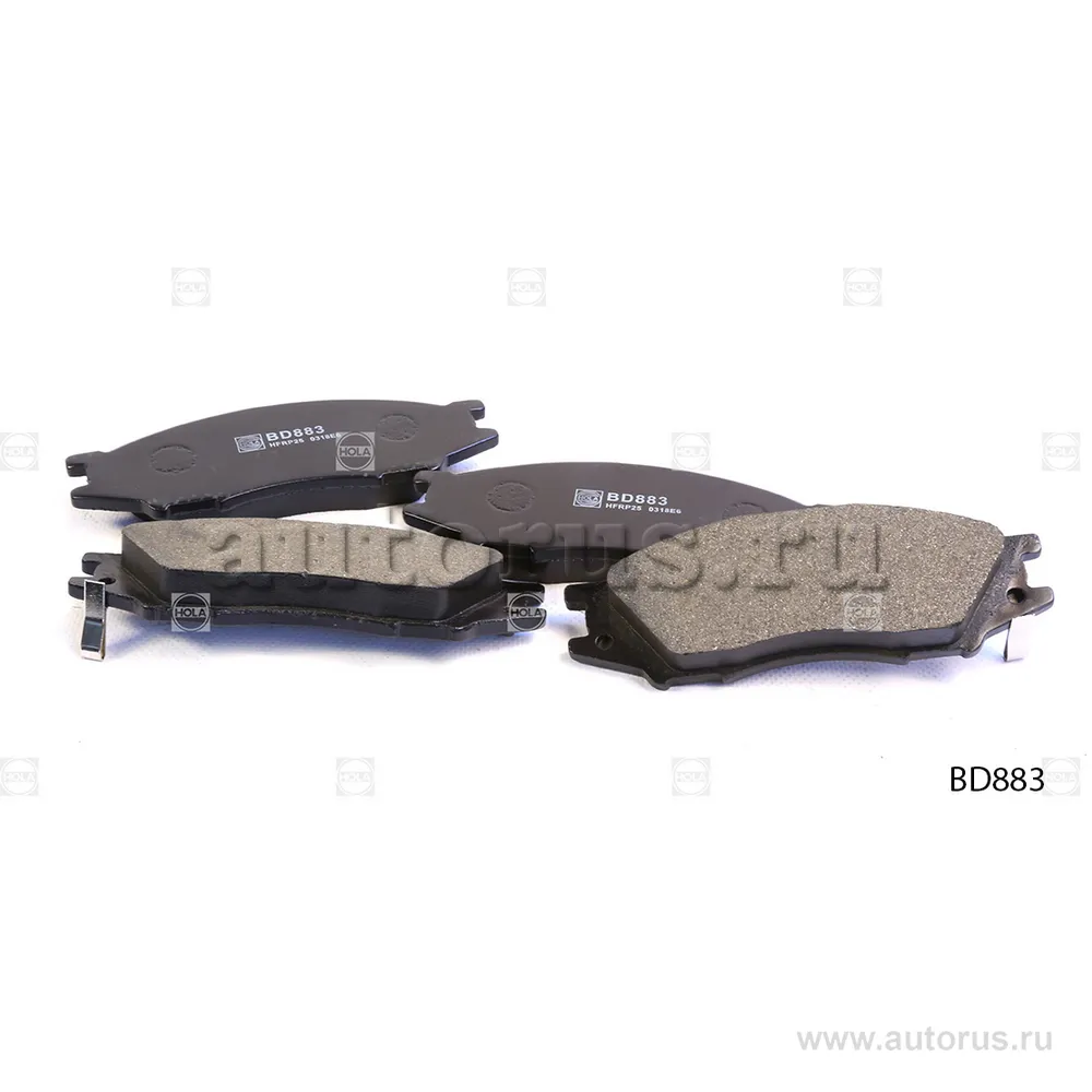Колодки передние NISSAN Almera Classic (B10), Almera II (N16) HOLA BD883
