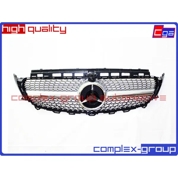 Решетка радиатора Мерседес W213 16-19 Diamond Silver CGA 10GRL1509CRA