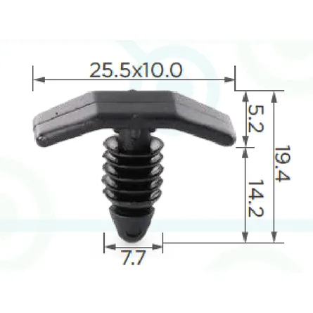 Клипса пластмассовая AMC, Chrysler, Daewoo, Dodge, Ford, GM, Opel приме PATRON P370343