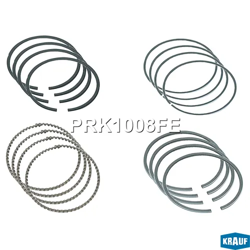 Комплект поршневых колец 4шт KRAUF PRK1008FE