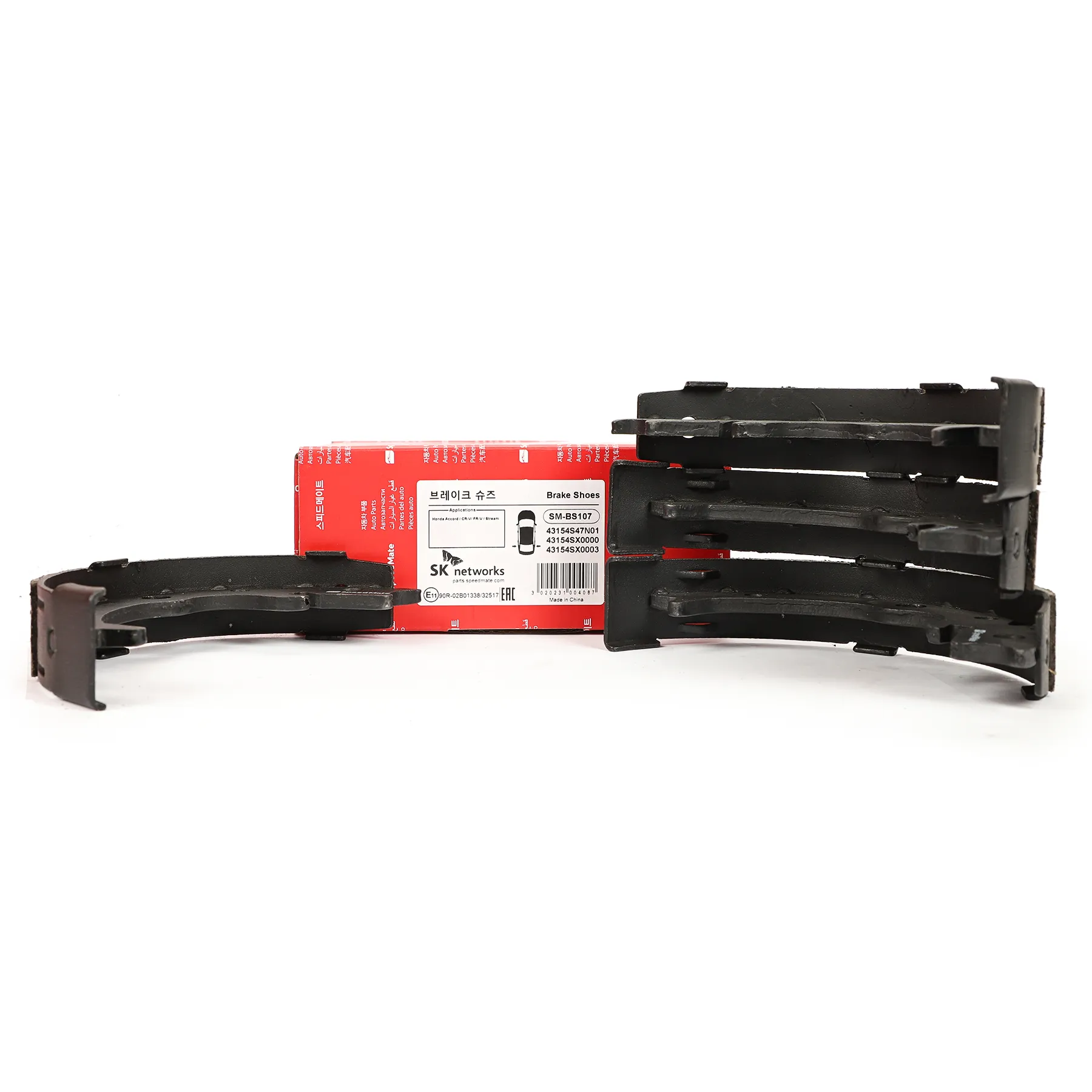 Колодки тормозные барабанные HONDA Accord,CR-V,FR-V,Stream SPEEDMATE SM-BS107