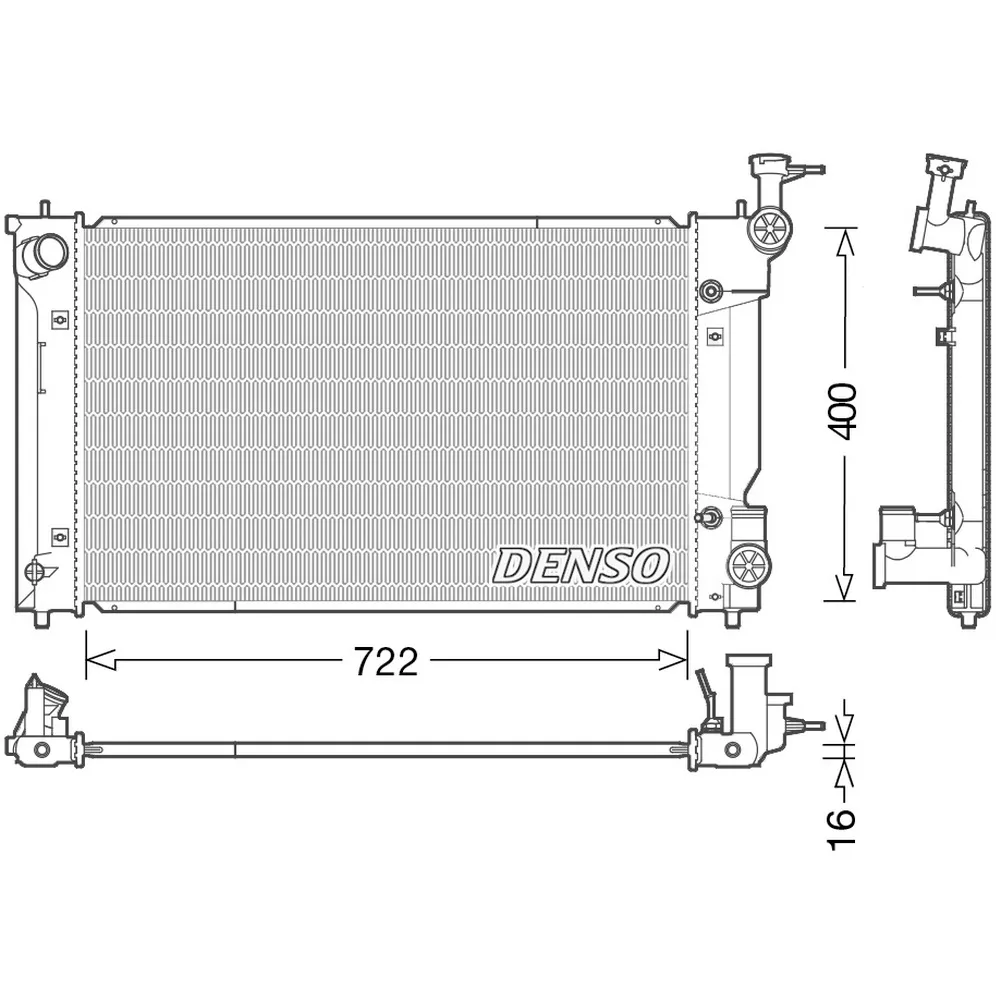 Радиатор LEXUS IS III 250350 AT 14-