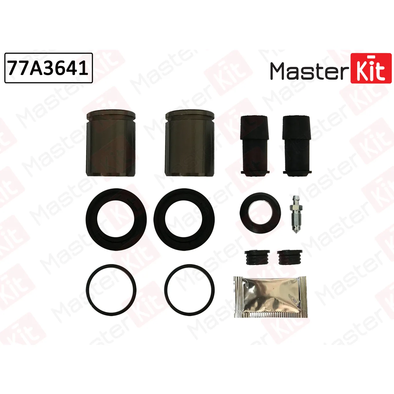 Ремкомплект тормозного суппорта + поршень Audi A6 (4B2, C5) 1997 - 2005, VW PASSAT (3B2) 199 MASTERKIT 77A3641