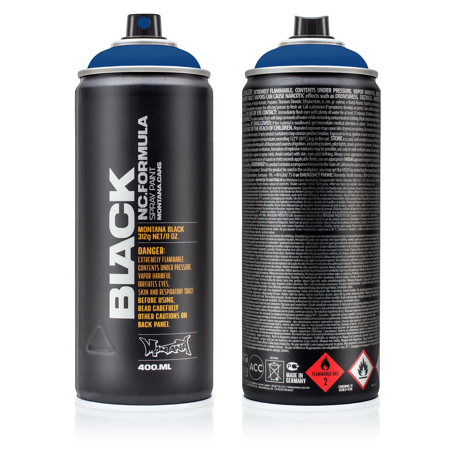 Краска BLACK королевская синяя MONTANA CANS 5077BLK
