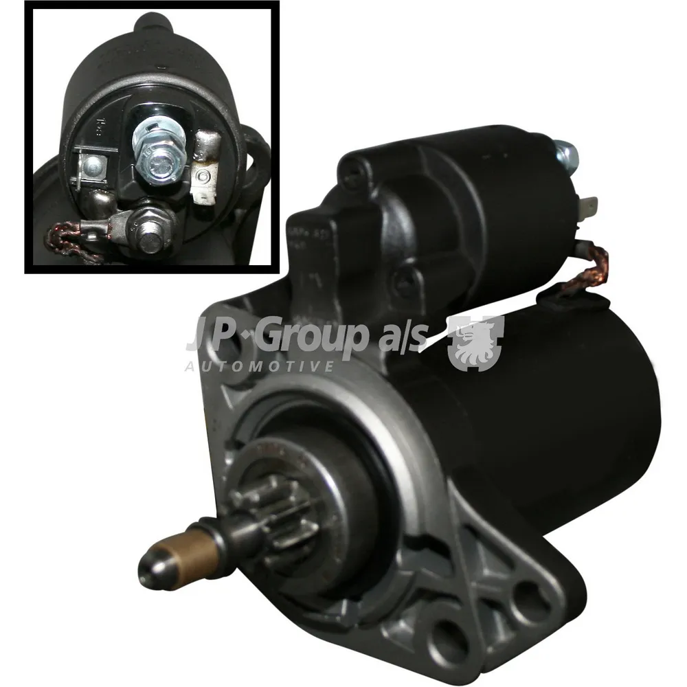Стартер (12V,0,8kW) VW Golf II/Jetta/Passat B3/B4 JP JP GROUP 1190302000