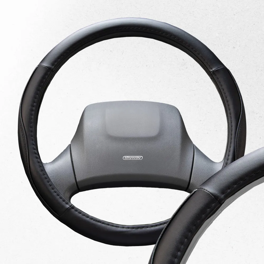 Оплетка Combo-7 L Черная экокожа; SKYWAY SKYWAY S01102302