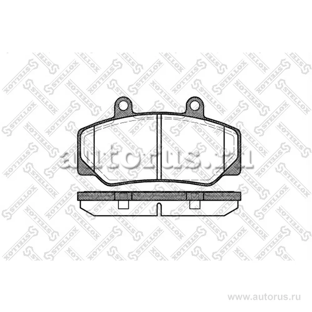 Колодки дисковые п. Volvo 740/760/780 84-90/940/960 STELLOX 187 020-SX