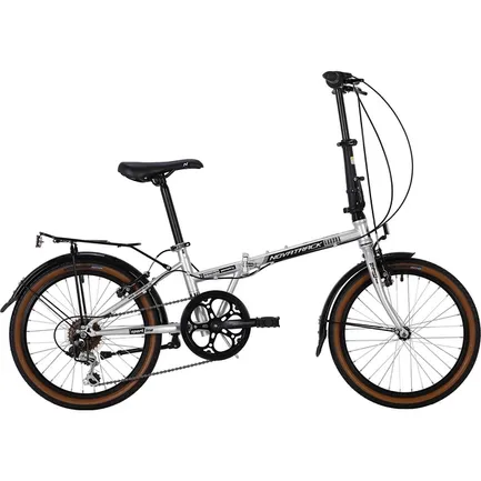 Велосипед 20 складной Novatrack AURORA 3.6 (2020) количество скоростей 6 рама сталь 12 серый