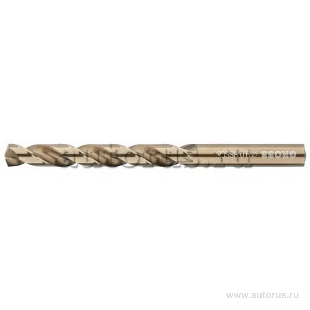 Сверло спиральное по металлу, 9, 0 мм, HSS-Co GROSS 72338
