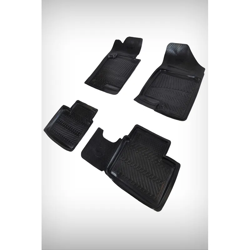 Коврики в салон резиновые комплект серия Lux Chevrolet Cobalt седан II 2011- COMFORT C09501K
