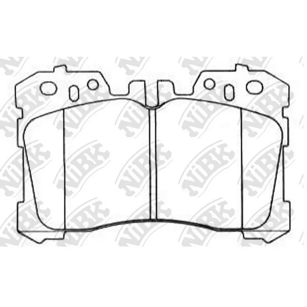 Колодки передние LEXUS LS460/LS600 06-> NIBK PN1833