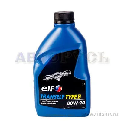 Масло трансмиссионное Elf TRANSELF TYPE B 80W90 минеральное 1 л 194747