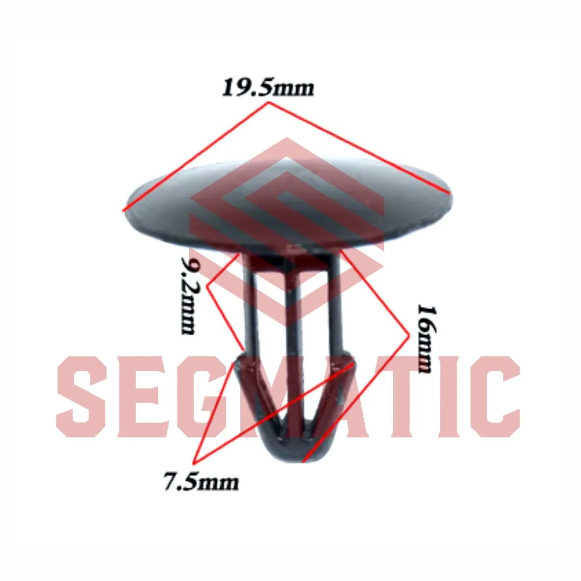 Клипса пластмассовая HONDA SEGMATIC SG70203369