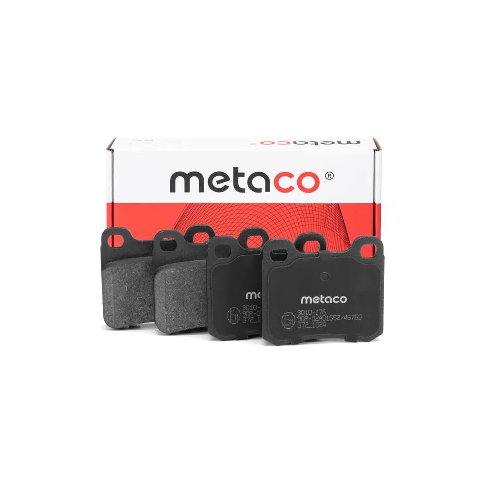 Колодки тормозные задние дисковые к-кт MB W201 82-93 61.7x54.3x13.5 / ATE Metaco 3010-176