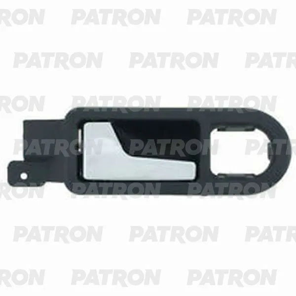 Ручка внутренняя двери задн лев VW: Passat B5 96-00 (хром\черн) PATRON P201093L