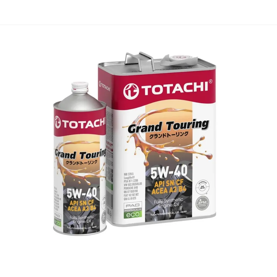 Масло моторное TOTACHI Grand Touring SN 5W-40 синтетическое 5 л 11905
