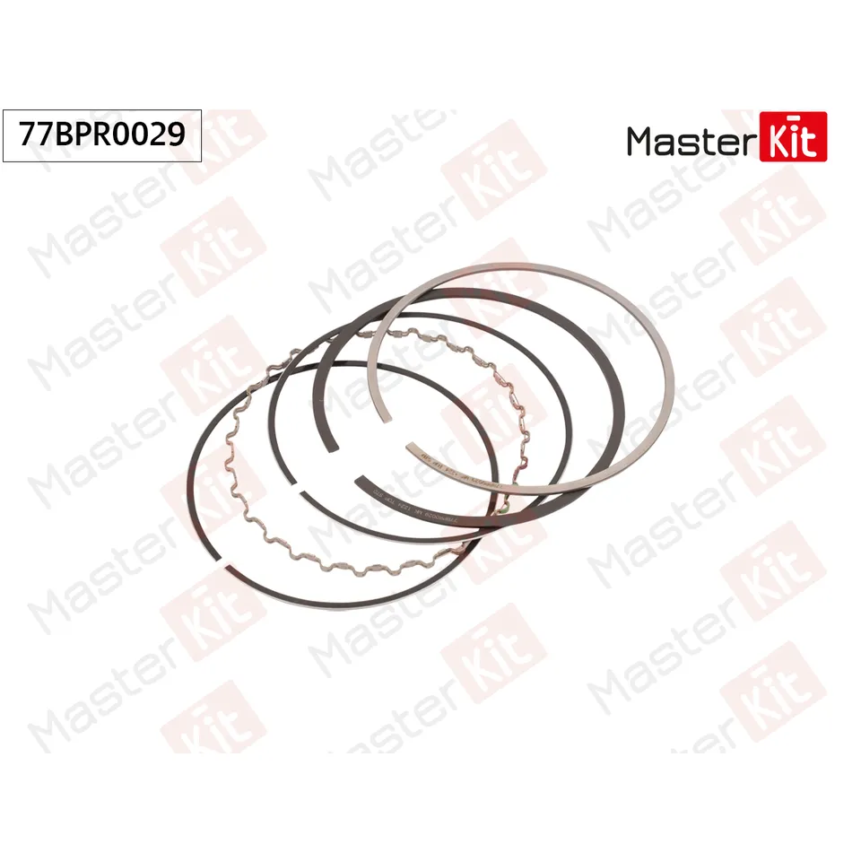 Кольца поршневые (к-т на 1 поршень) (STD) TOYOTA 1ZZ-FE/3ZZ-FE MASTERKIT 77BPR0029