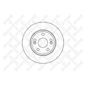 Диск тормозной задний RENAULT SAFRANE 3.0 93-96 STELLOX 60203934_SX