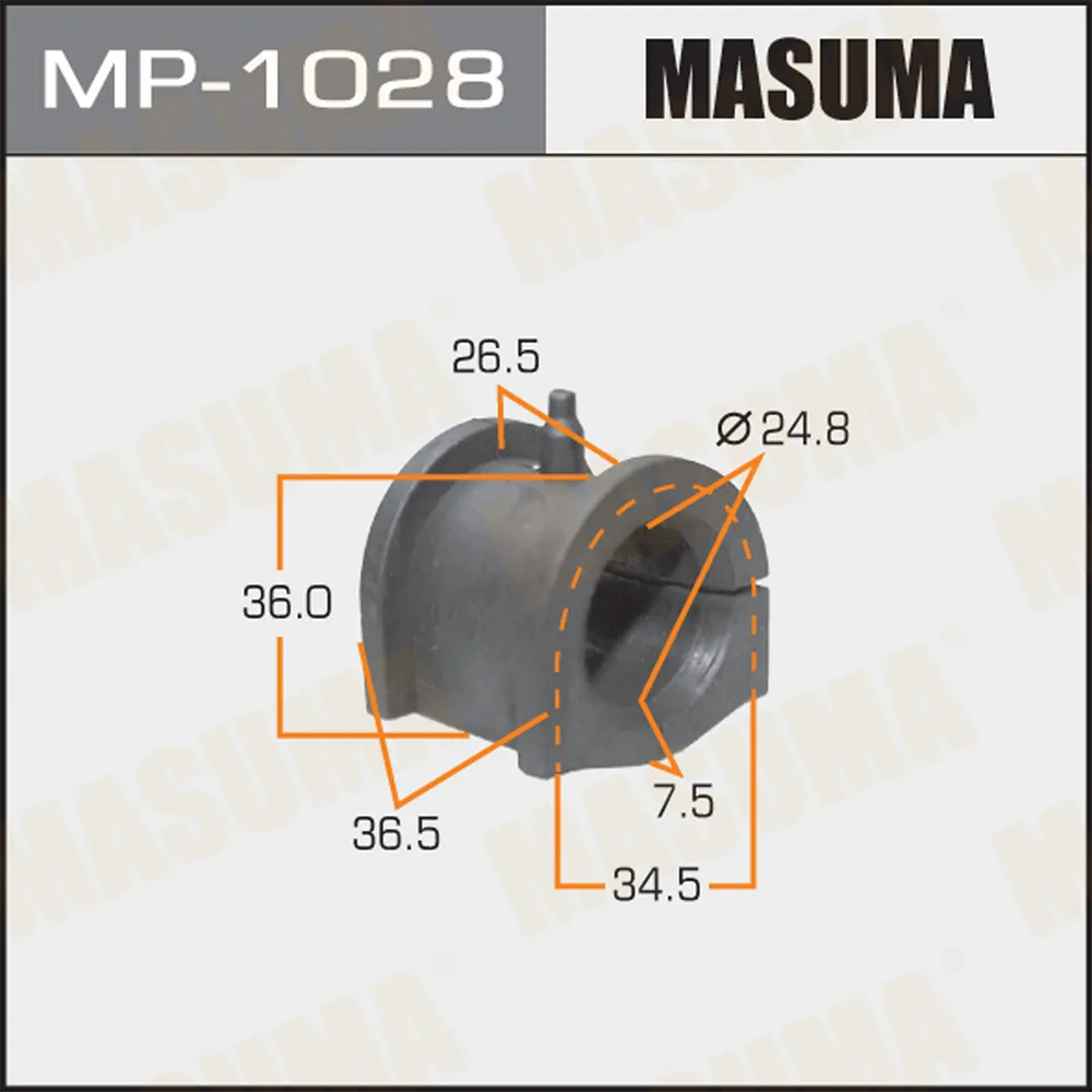 Втулка стабилизатора MITSUBISHI DION MASUMA MP-1028