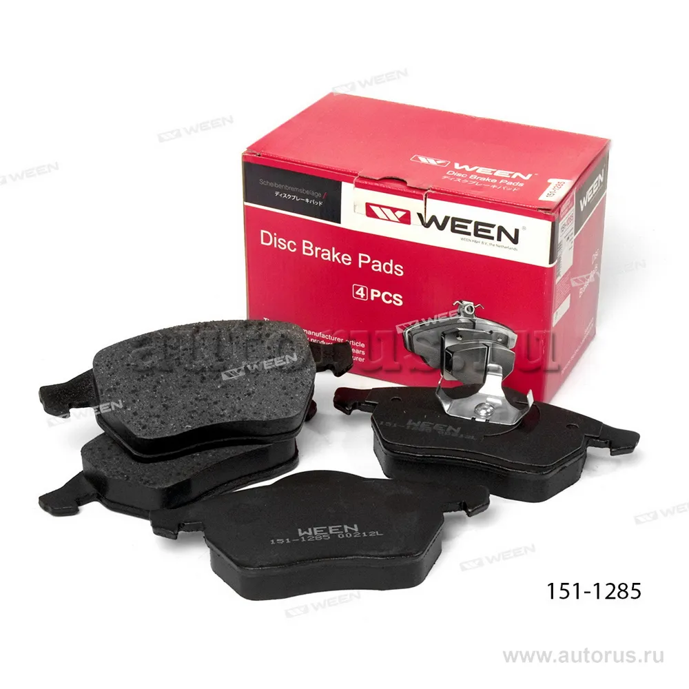 Тормозные колодки дисковые передние FORD Galaxy I (WGR), Galaxy II (WA6), SEAT Alhambr WEEN 151-1285