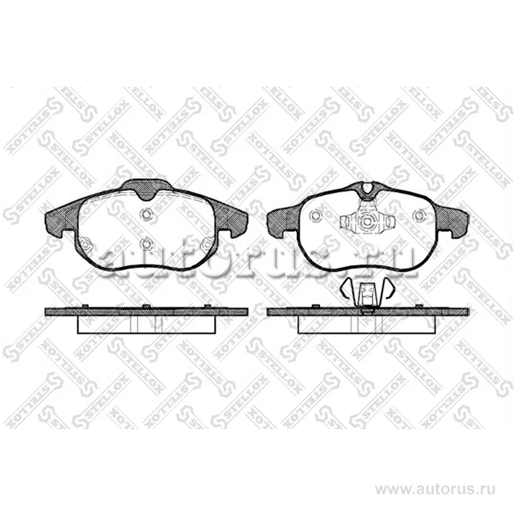 Колодки дисковые п. Opel Vectra C/Signu STELLOX 899000BL_SX