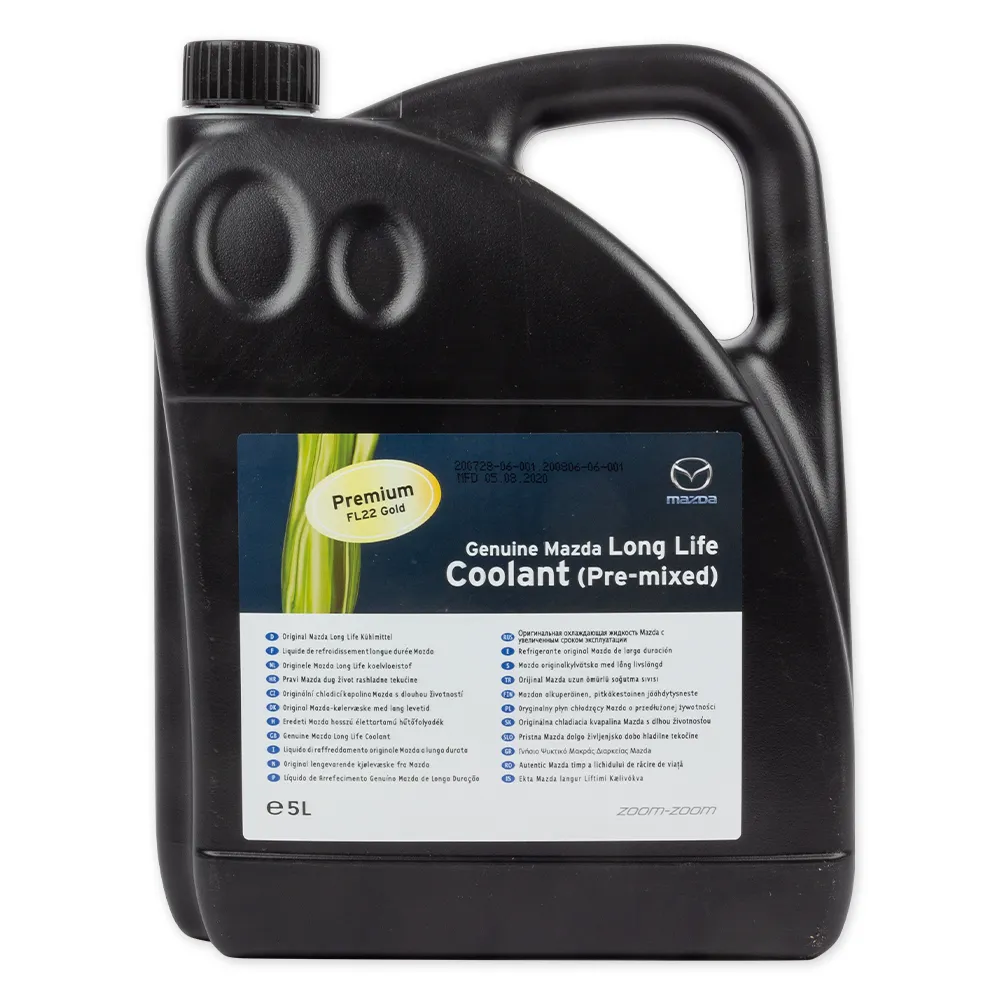 Антифриз MAZDA Long Life Coolant (Pre-mixed) G11 готовый -44C зеленый 5 л L247-CL-005-4X