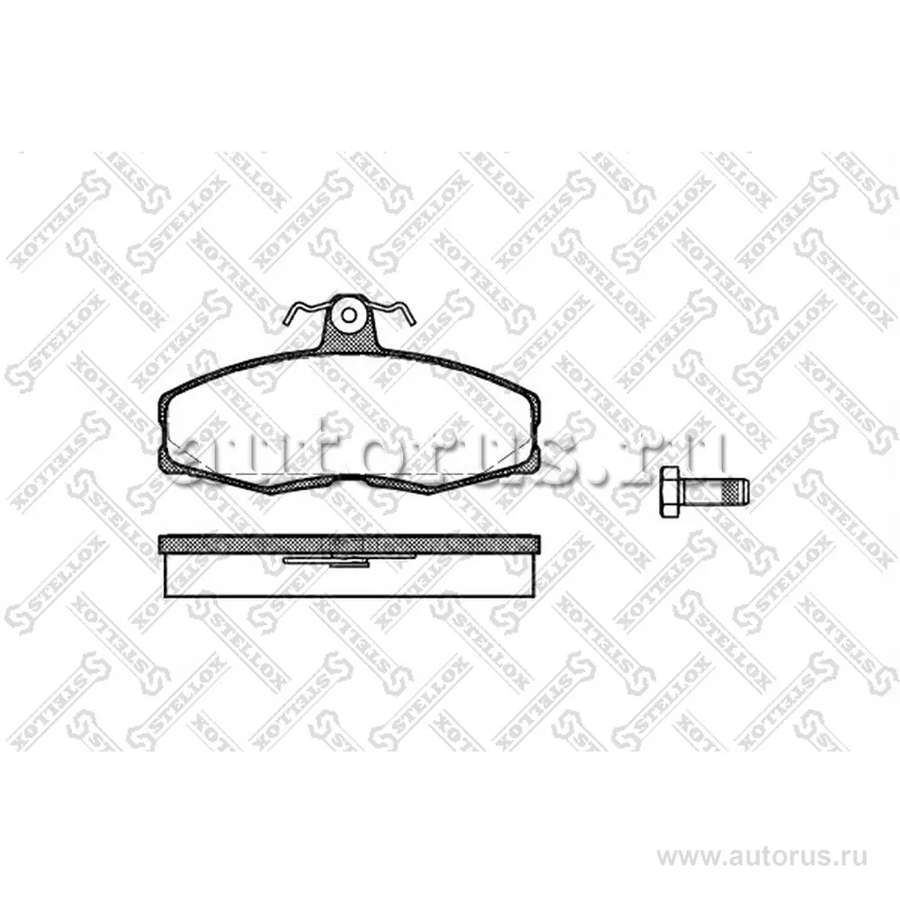 Колодки дисковые п. Skoda Favorit 1.1/1.3 89>, Ford STELLOX 165 000-SX
