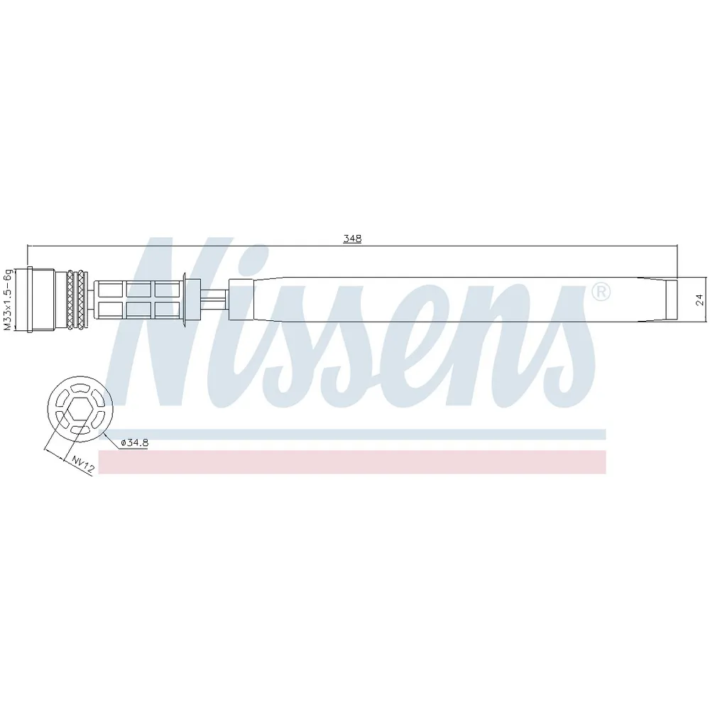 Осушитель кондиционера OPEL Astra J/CHEVROLET Cruze/Orlando NISSENS 95458
