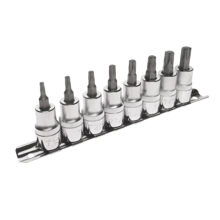 Набор бит-головок 3/8 TORX T15-T50 8 предметов JTC-H308T
