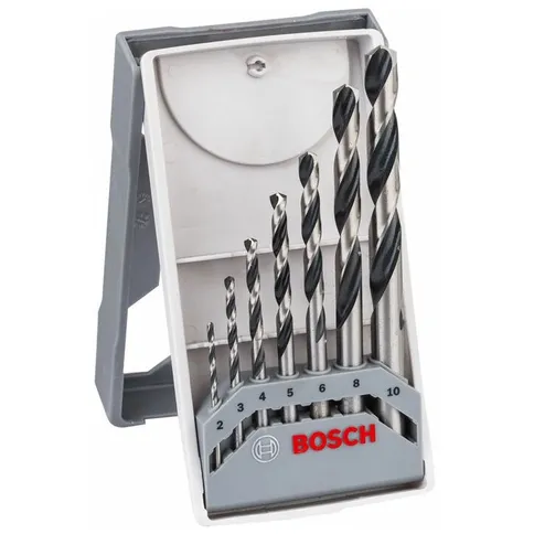 Набор сверл HSS PointTeQ 7 шт Mini X-Line D2-10 BOSCH 2608577347