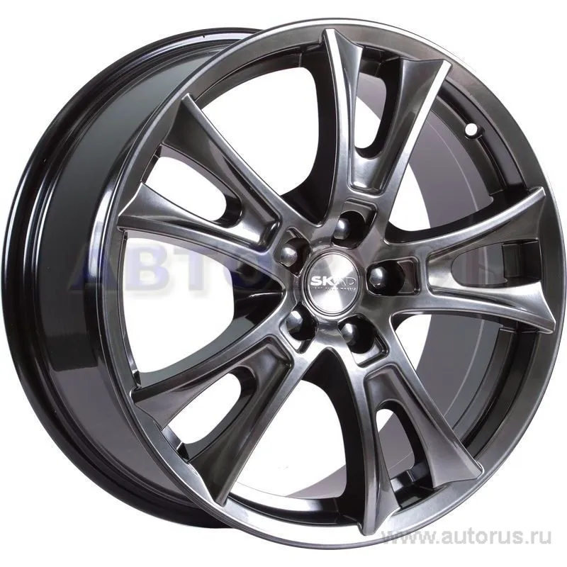 Диск литой R17 7.5J 5x112/57.1 ET47 СКАД Альфа гальвано 0701229
