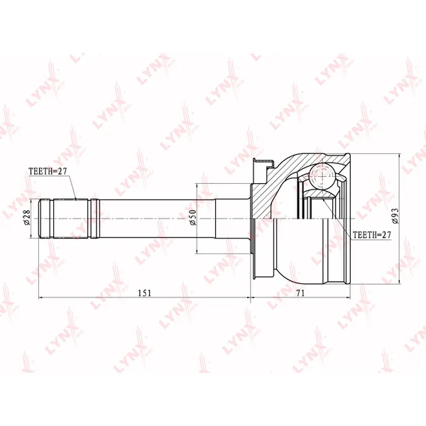 Шрус LYNXauto CO-5726