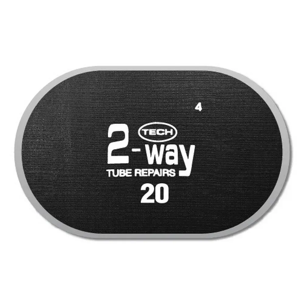 Заплатка овальная для ремонта автомобильных камер TECH 2-WAY 160х100 мм TECH 20BK