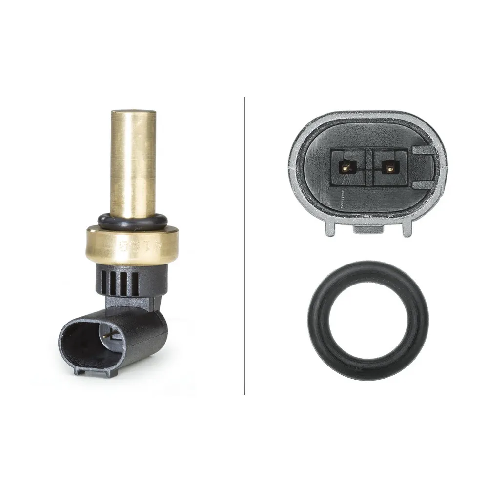 Датчик температуры охлаждающей жидкости OPEL Astra G/H/Corsa D/Meriva A/Vectra C /2pin HELLA 6PT 358 058-221