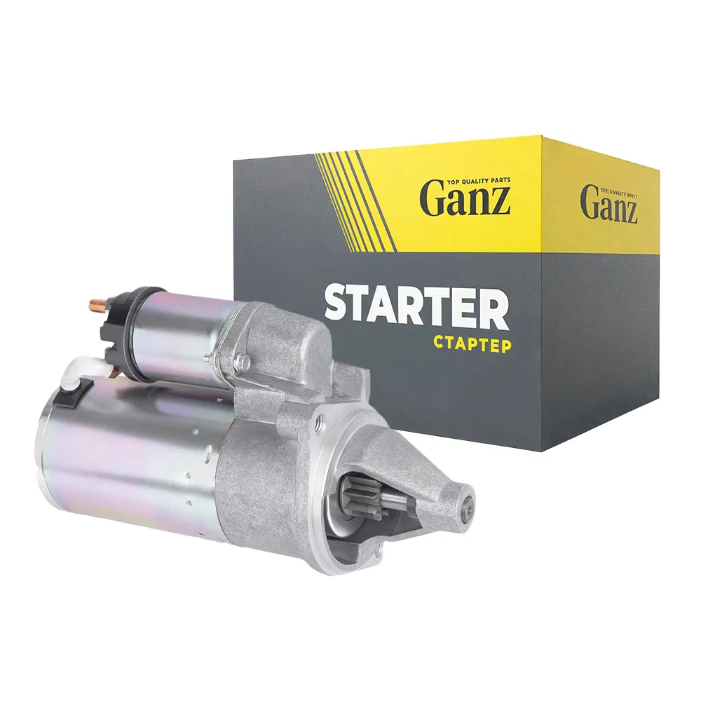 Стартер (12V/1,55KW/9 зубьев) для ГАЗ-3110 дв 405, 406 GANZ GRP14012