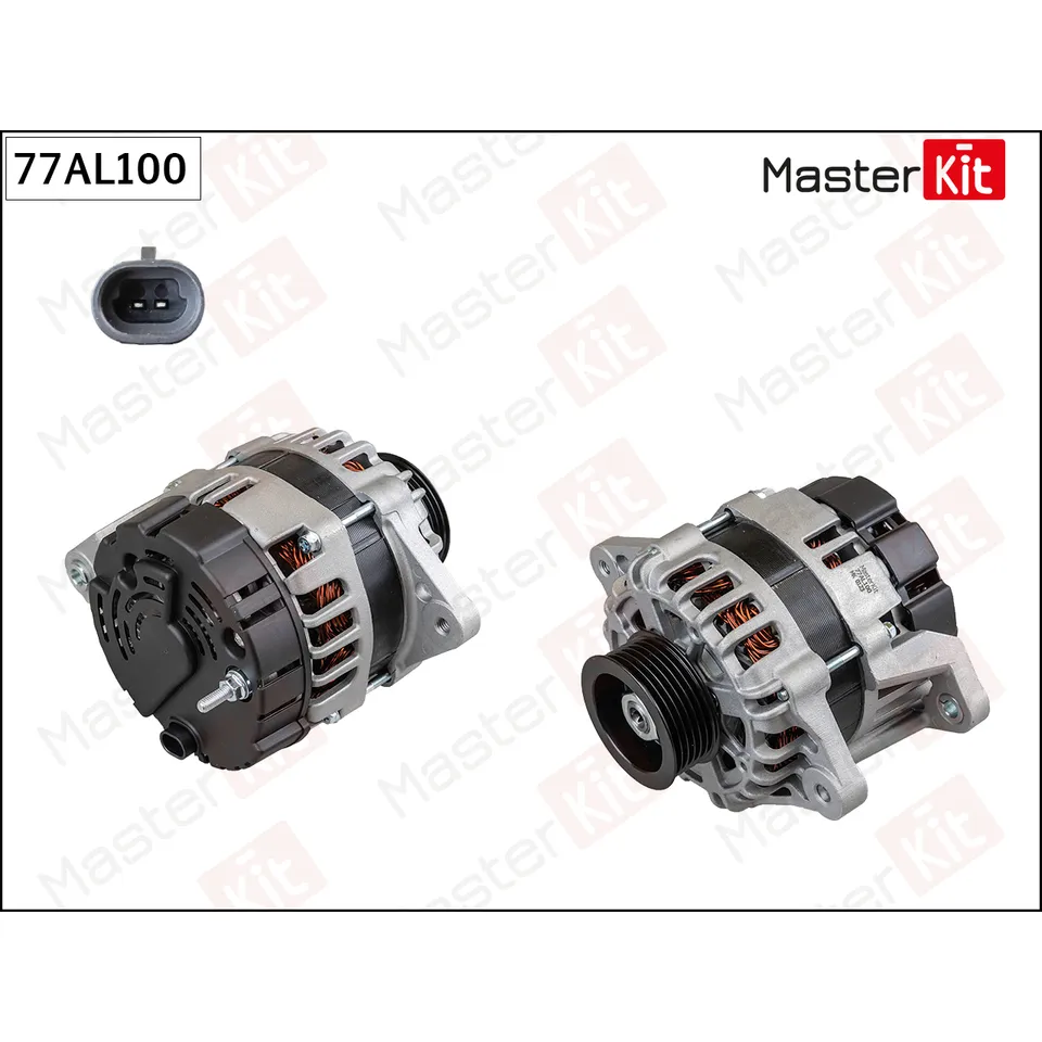 Генератор CHEVROLET AVEO/KALOS, DAEWOO MATIZ MASTERKIT 77AL100