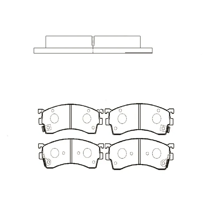 Колодки передние MAZDA CTR GK0667