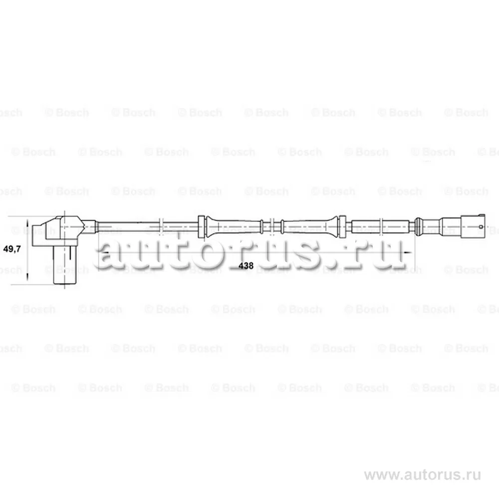 Датчик ABS RENAULT CLIO II 1.2/1.6 98-