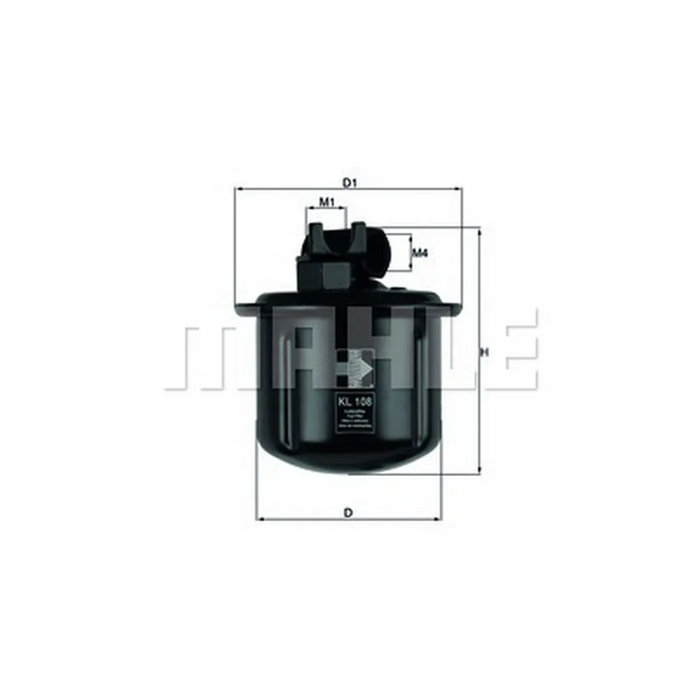 Фильтр топливный KNECHT/MAHLE KL108