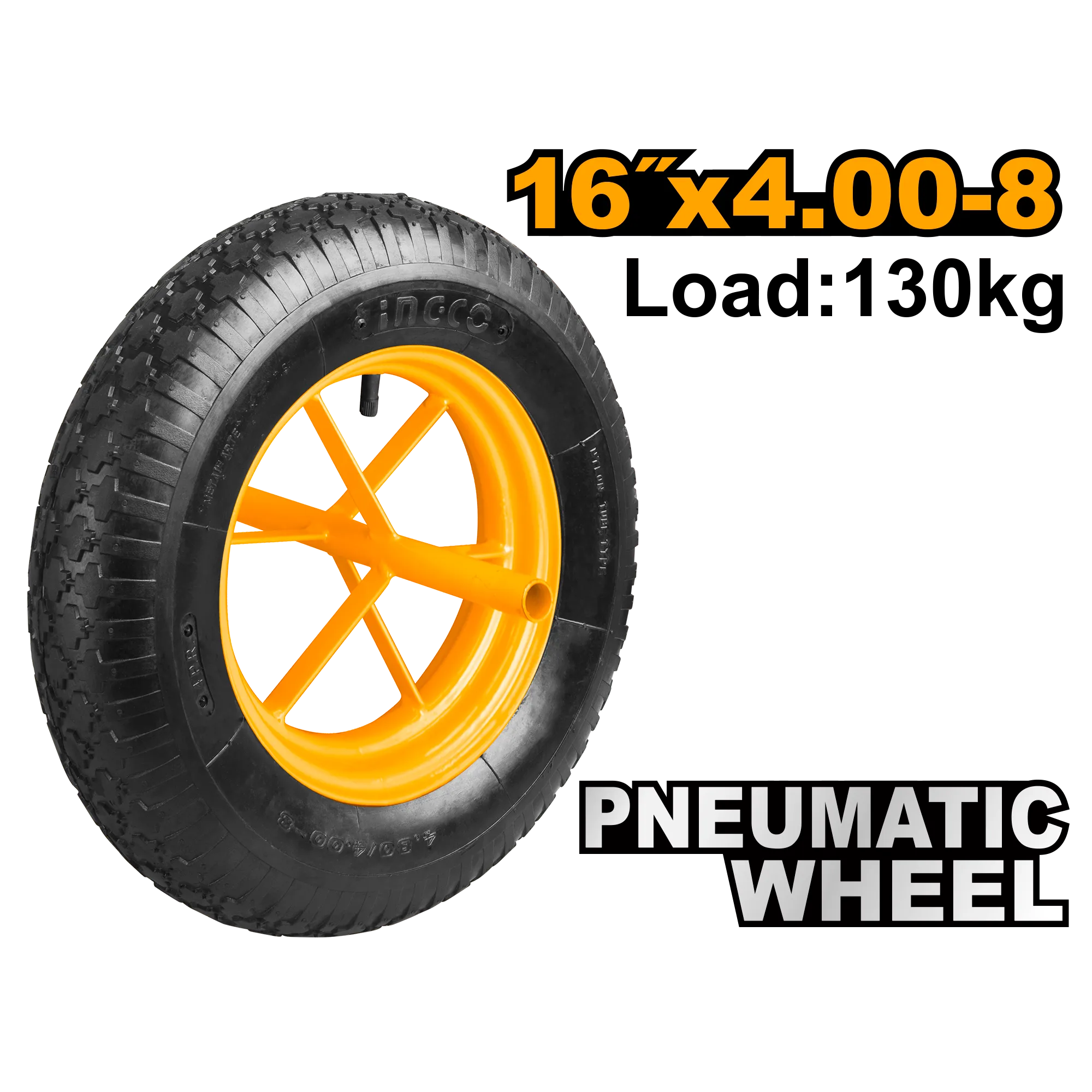 Колесо для тачки пневматическое INGCO HHWB64010-P